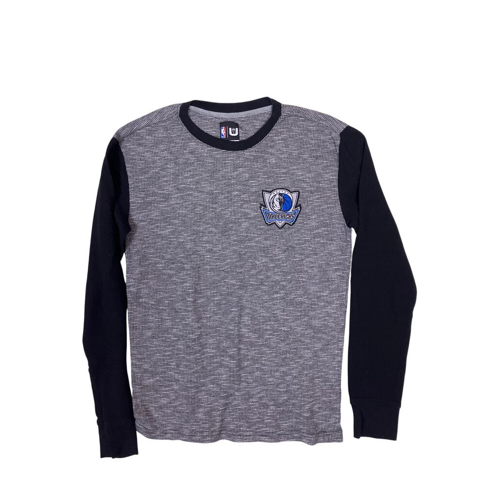Dallas Mavericks Long Sleeve Grey Thermal Shirt Men’s Small NBA Team Apparel